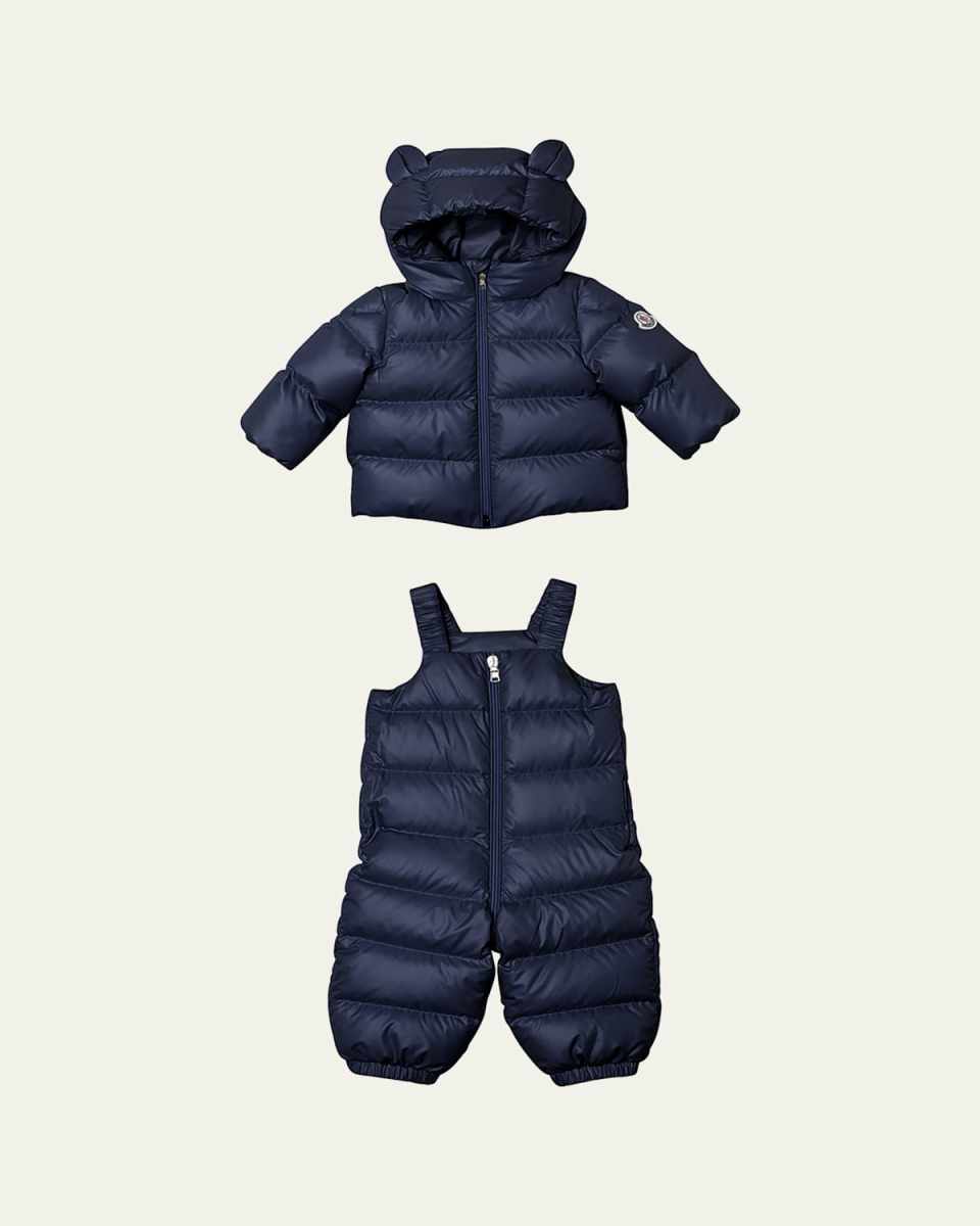 Kid's Deidre Hooded Jacket & Snowsuit, Size 1M-3